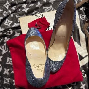 Christian Louboutin Lady’s Filo Pumps Glitter Leather